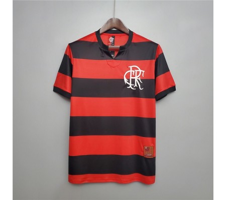 Flamengo 78/79 Home Black&Red Soccer Jersey